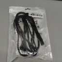 8ft TV Power Cord Replacement for Samsung 24" 32" 40" 43" 48" 49" 50" 55" 60" 65" 75" Inch LCD HD Smart 4K Curved TV UN55RU8000FXZA UN65RU7100FXZA UN43NU6900FXZA 2 Prong Cable