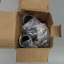 Shower Curtain Rod, 32-83 inch Heavy Duty Spring Tension Shower Rod, Non Slip, Never Rust, No Drill 1" Diameter Adjustable Shower Rods for Bathroom, Window (Silver)