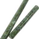 Amosfun Marble Dough Roller 2pcs Chinese Jade Stone Rolling Pins Dough Roller Pizza Rolling Pin Dumpling Roller Kitchen Tools Baking Supply
