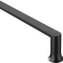 Moen Genta LX Modern Single Kitchen or Bathroom Towel Bar, 24-Inch, Matte Black, BH3824BL