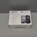 DESLOC A100F Keypad Fingerprint Door Lock, Keyless Entry Door Lock, Smart Lock Deadbolt for Front Door, Easy Installation, Emergency Power Port,12 Months Battery, IP54 Waterproof, 5 Keys