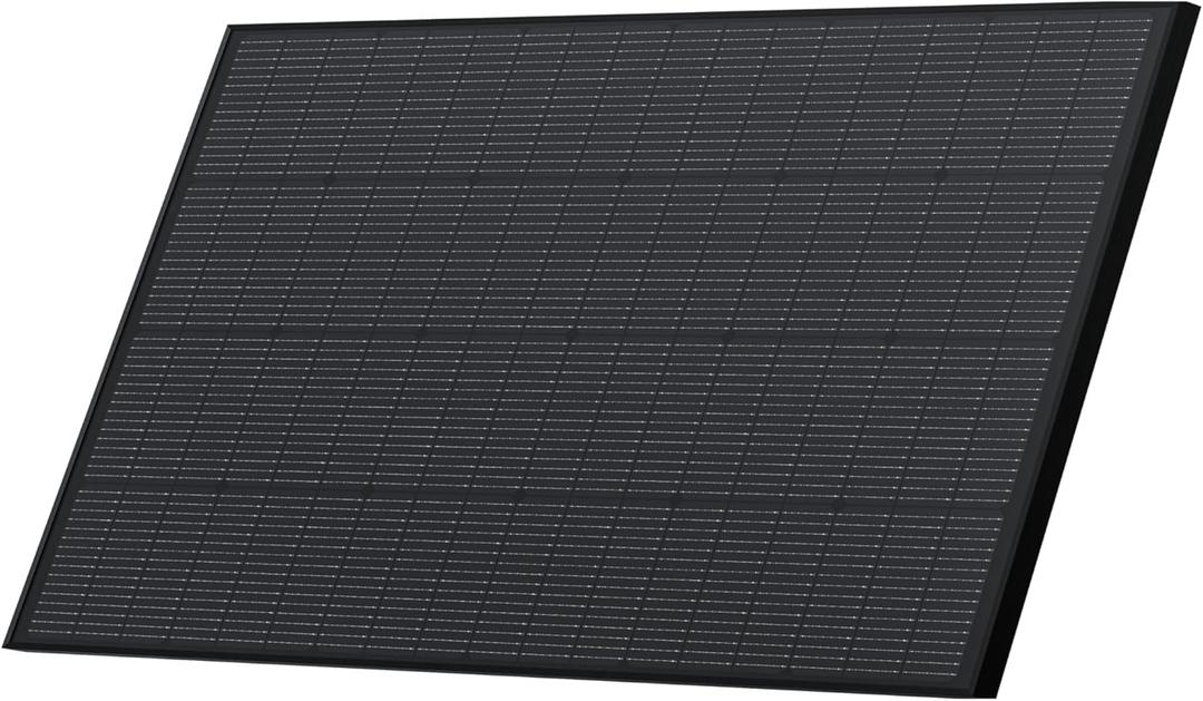 EF ECOFLOW 175W Solar Panel, 25% High-Efficiency N-Type Solar Cell, IP68 Waterproof Rate, Plug-&-Play Solar Panels for Camping, RV, Home, Designed for Class B Vans (Mounting Feet Included)