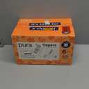 Pura Size 6 EcoFriendly Diapers (29+ lbs) Hypoallergenic, Soft Organic Cotton, Sustainable, up to 12 Hours Leak Protection, Allergy UK, Recyclable Paper Packaging, 18 Count (Pack of 3) (54 Diapers)