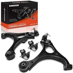 A-Premium Set of 4, Front Lower Control Arm, Lower Ball Joint, Compatible with Honda Civic 2006-2011, Acura CSX 2006-2011