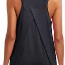 RUNNING GIRL Womens Workout Tops for Women Racerback Tank Tops Yoga Shirts Athletic Running Tank Tops Sleeveless Gym Clothes (Black, M)