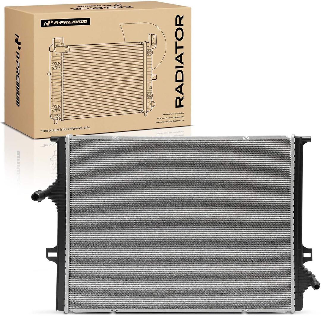 A-Premium Engine Coolant Radiator Assembly Compatible with BMW 320i, 320i xDrive, 330e, 330i, 330i GT xDrive, 330i xDrive, 340i, 340i xDrive, 340i GT xDrive, 430i, 430i xDrive, 440i, 440i xDrive