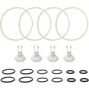 AppliaFit Filter Pump Seals Pack Compatible with Intex 25003 and 25073RP for Intex 1500 GPH or Below Filter Pumps (2-Pack - 20 Pieces)