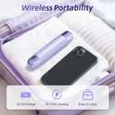 Bikini Trimmer for Women, Dual-Head Electric Razors for Women, 2 in 1 Electric Razor for Pubic Hair Trimmer IPX7 Waterproof Wet&Dry Use Bikini Shaver for Ladies Pubic, Legs, Face, Underarms(Lilac)