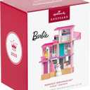 Hallmark Keepsake Barbie Christmas Ornament, Merriest Dreamhouse Musical with Light, Gifts for Barbie Fans