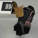 shnn 10/15 Pairs Womens Ankle Socks Lightweight Breathable Casual Low Cut Socks for Women With Heel Tab (15 Pairs White / Black / Gray)