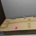 4 Tier Microwave Stand, Large Bakers Racks for Kitchens, Height Adjustablebakers Shelf, Coffee Bar for Living Room Rustic Brown