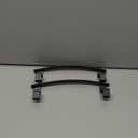 Over The Door Towel Rack, Over Cabinet Towel Bar Kitchen Bathroom Towel Holder Storage Dish Towel Holder, Over Cabinet Cupboard Door Towel Bar, Matte Black 2 Pack