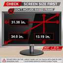 34 Inch Privacy Screen Filter for 21:9 Ultrawide Curved Monitor | Privacy Shield | Anti-Glare | Anti-Blue light Protector | Eye Protection | Computer Security Private Filter