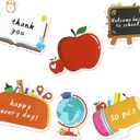 6 Pack Teacher Gift Sticky Notepads Post it Pad,180 Sheets School Office Supplies,Teachers' Memo Pads Page Marker,Teachers Appreciation Gifts in Bulk, 2.7 x 3.1 inches