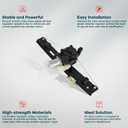 FINDAUTO Power Window Regulator with Motor Fit for 2012-2018 for Ford for Focus Rear Left