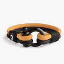 Mens Rope Bracelet - Stainless Steel Black Shackle, Extremely Durable and Scratch Resistant Waterproof Paracord, Handmade, Nautical Wristband for Men B-2-9 Pack of 2