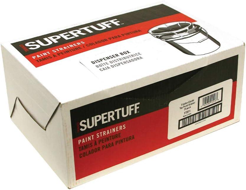 Trimaco SuperTuff Regular Mesh/Elastic Top Bag Strainers, 1 gallon, (25-Pack), White