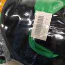 Poshetion Witch Halloween Costume for Girls - Light Up Toddler Witch Dress with Broom & Hat, Glow in the Dark for Wicked Parties (Green, Medium)