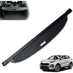 MIALUTY® Cargo Cover for 2017-2022 Kia Sportage Retractable Trunk Cover Sportage Accessories Anti-Peeping Anti-Theft Privacy Screen,Trunk Luggage Shield Shade Carbon Fiber Texture