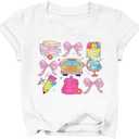 Yawtaut Kindergarten Shirt for Girls Boys First Day of Preschool Shirts Back to School Outfits Little Kid School Tee Top size 80