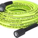 Flexzilla Pressure Washer Hose with M22 Fittings, 1/4 in. x 50 ft., ZillaGreen - HFZPW3450M-E