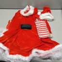 9PCS Santa Claus Costume for Kids: 5-12 Years Velvet Christmas Suit Set with Accessories for Holiday Party Cosplay
Size L