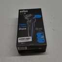 Braun Electric Shaver for Men, Series 5 5150cs, Wet & Dry Shave, Turbo Shaving Mode, Foil Shaver, with Beard Trimmer, Body Groomer and Charging Stand, Blue
