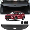 Cargo Cover Compatible with 2020-2023 2024 Ford Escape Accessories Retractable Rear Trunk Security Cover Shielding Shade Ford Escape Cargo Cover 2020 2021 2022 2023 2024 (Carbon Fiber Texture, Balck