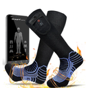 Dr.Warm Heated Socks with APP Remote Control, 3000mAh 7.4V Rechargeable Battery Heating Socks for Men Women, Winter Foot Warmer for Hunting Ice Fishing Camping Hiking Skiing/XL