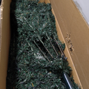 7.5-Feet Pre-Lit Artificial Spruce Christmas Tree with 550 Multicolor Lights