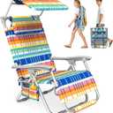 Suteck Zero Gravity Backpack Beach Chair with Canopy for Adults | 170° Lockable Adjustment, Adjustable Canopy, Footrest, Shoulder Straps, Foldable&Portable, 600D Oxford, Side pockets
