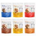 NuTrail Nut Granola, Variety Pack, No Sugar Added, Gluten Free, Grain Free, Keto, Low Carb, Healthy Breakfast Cereal 8 oz. 6 Count (EXP 11/01/26)