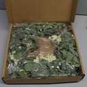 Pinkpum 20'' Eucalyptus Wreath for Front Door, Porch, Window - Green Decor for Home, Farmhouse - Spring, Summer, Fall, All Seasons (White)