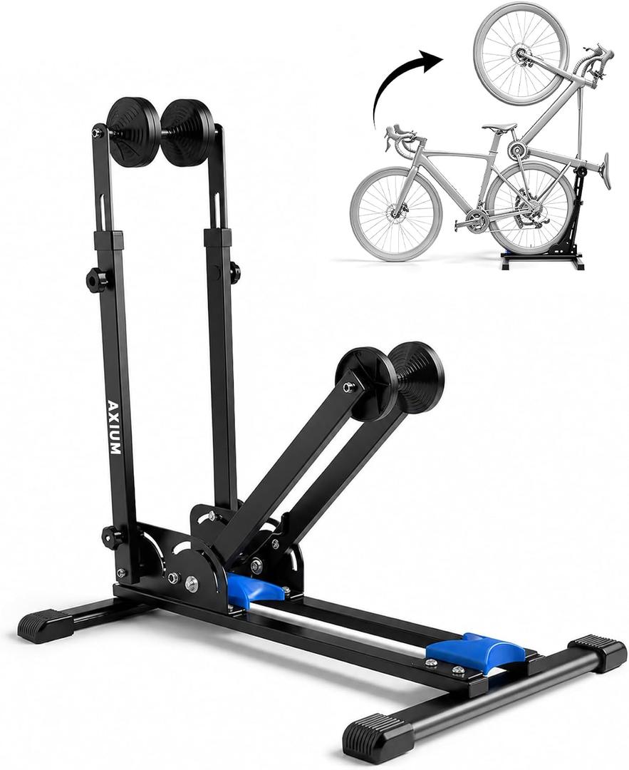 AXIUM Bike Floor Stand 2-in-1 Vertical & Horizontal Stand for 20"-29"