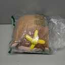 Achwishap Banana Monkey Plush Pillow,Monkey Stuffed Animal Plushy Toy,Cute Plushie Banana Monkey Kawaii Plushie,Lovely Monkey Hugging Pillow for Gifts Girls Boys(14”Brown)