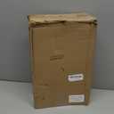 Syhood 6 Pcs Burgundy Mercury Glass Christmas Tree for Tabletop Light up Figurine Christmas Tree Mercury Cracked Glass Globe with Light for Xmas Decor Home Party Centerpiece Mantel Gift (Red)