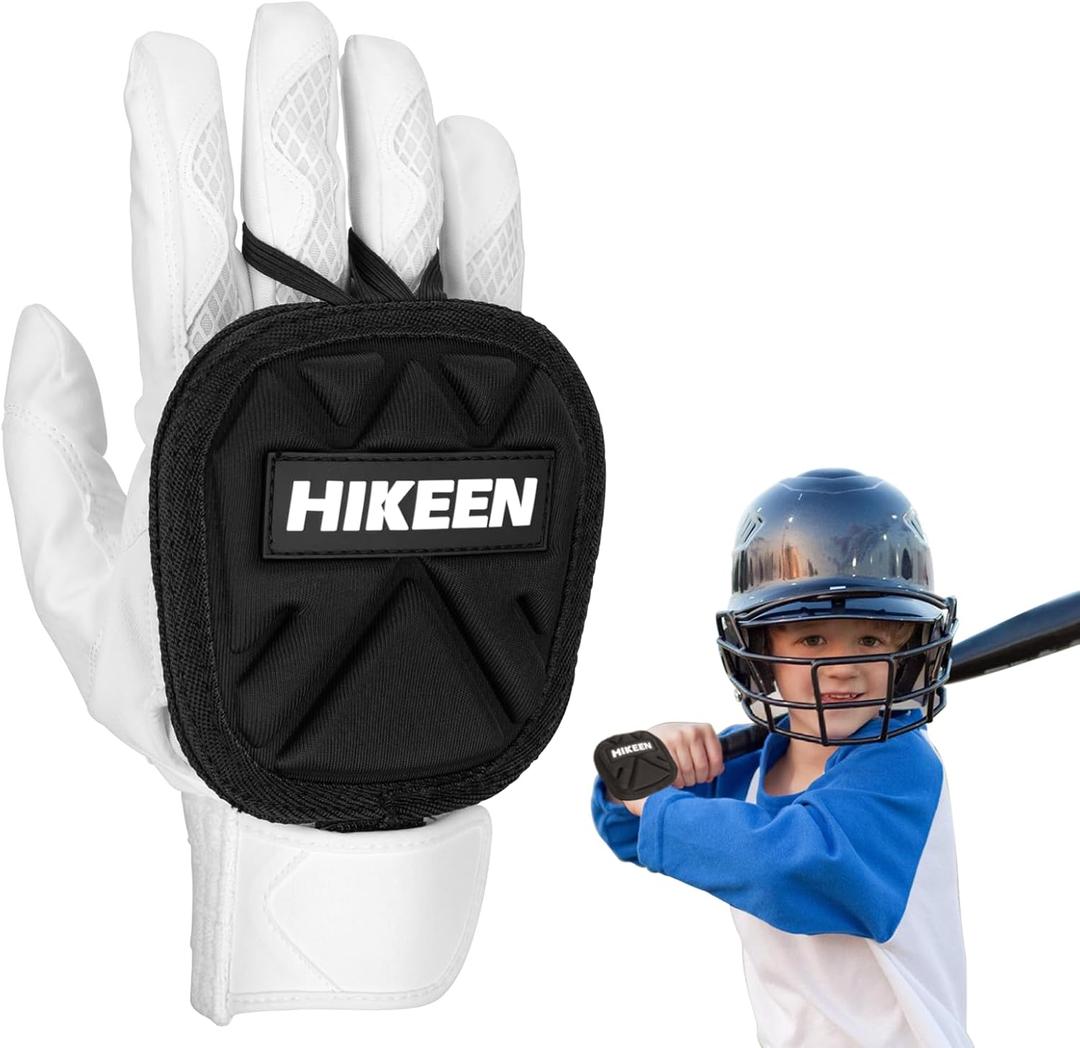Hikeen Baseball Hand Guard Protective Hand Shield Hand Protector for Batting Hitting Right + Left Hand Hitters for Adults