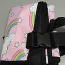 Toddler Airplane Bed - The Ultimate Airplane Travel Essentials for Kids | Airplane Seat Extender for Kids | Premium Airplane Bed for Toddlers - Rainbow