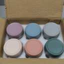 NETANY 6-pack 16 oz Overnight Oats Containers with Lids, Glass jars with Airtight Lids, Wide mouth Mason Salad jars, Glass Food Storage Containers for Snacks Yogurt Spice Sugar