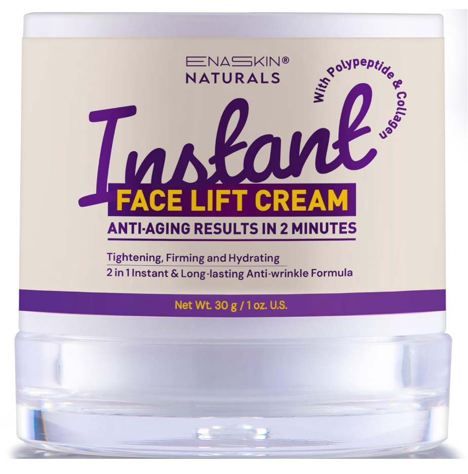 Enaskin Naturals Instant Face & Eye Tightener Cream: Wrinkle Filler for Deep Wrinkles and Fine Lines for Face Within 2 Mins - Instant Wrinkle Eraser for Women and Men - Temporary Eye Lift Cream