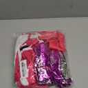 JenPen Women's Cheerleader Costume Halloween High School Cheerleading Outfit Teen Girl Musical Cheer Uniform Hair Bow Pom Pom, L