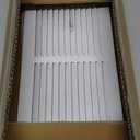 14x6 Return Air Grille Fits 14"W x 6"H Duct Opening,AC Air Return Vent Cover for Ceiling or Sidewall,Solid Steel HVAC Cold Air Return Vent Cover Without Filter Housing,Outer Dimension:15.75"WX7.75"H