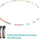 LED Hoops for Kids Adults - CRTEPST Light Up Glow Sport Rings Dance Toy for Sports Playing Exercise (36 inch)