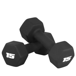 CAP Barbell Neoprene Dumbbell Weights Pairs & Sets | Multiple Colors, 15 Lb