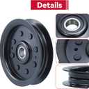 GELASKA 2 Pack 132-4718 Pulley Replaces eXmark 1-603843 Flat Idler Pulley, Toro 116-3626, 132-7543, E603843 for Toro Z147, Z153, Z149 Z150 X4850 X5450 Xs5450 Xs4850 Zx5400 Zx4800 Zx4820 Zx5420 Mowers
