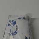 Beauoop Floral 100% Blackout Curtains 84 Inches Long 2 Panels for Bedroom Living Room Navy Blue and White Flower Patterned Room Darkening Thermal Soundproof Grommet Window Treatments Drapes, 52X84