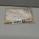 Cute Tulip Flowers Bow Shell Pattern for iPhone 16 Pro Max Case, [3 in 1] with Screen Protector & Camera Lens Protector, Clear Soft Shockproof Slim Fit Floral Phone Cover for Women (White)