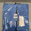 Waterproof Swimming Parka, Windproof Fleece Lined Surf Poncho Coat, Water Resistant Oversized Jacket for Swimming (Blue, S)