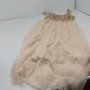 BeryLove Sequin Dress for Woman Vintage A Line Wedding Formal Swing Mesh Dress Sleeveless Cocktail Maxi Gowns, L