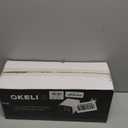 OKELI Black Modern LED Dimmable Ceiling Light Fixtures for Hallway Kitchen Entryway, 20W 1300LM 2700K-6000K Flush Mount Close to Ceiling Lighting, Cuboidal Ceiling Lamps for Living Room, 3 Pack